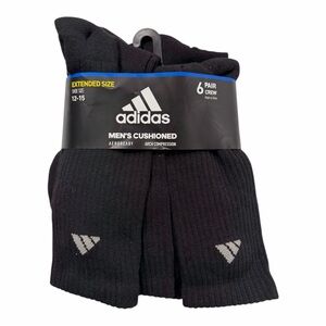 Brand new Adidas Men's Cushioned Crew Socks - Black